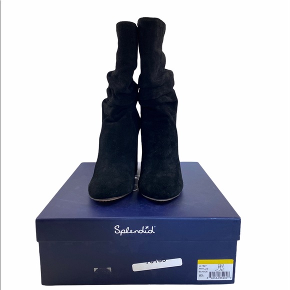 Splendid Phyllis Bootie in Black Suede Size 8.5 - Picture 2 of 12